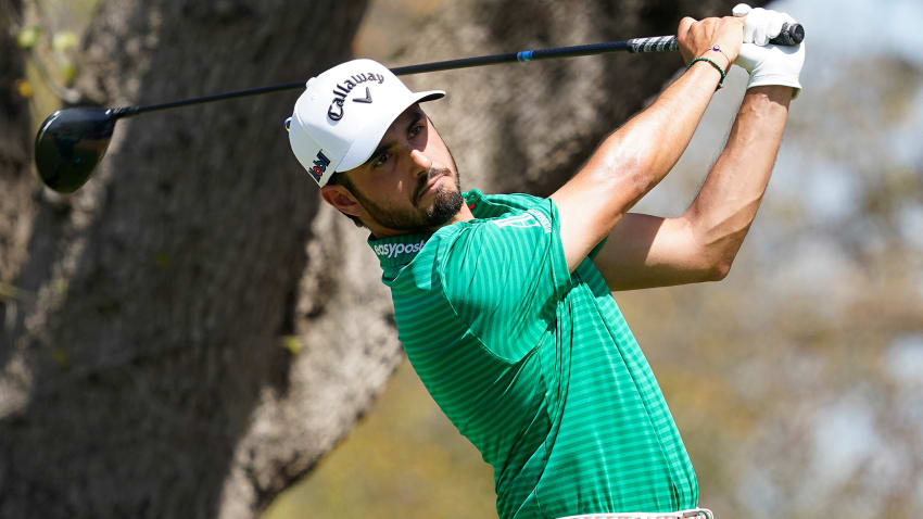 Abraham Ancer is set to compete at the Mexico Open at Vidanta. (Chuck Burton/Getty Images)